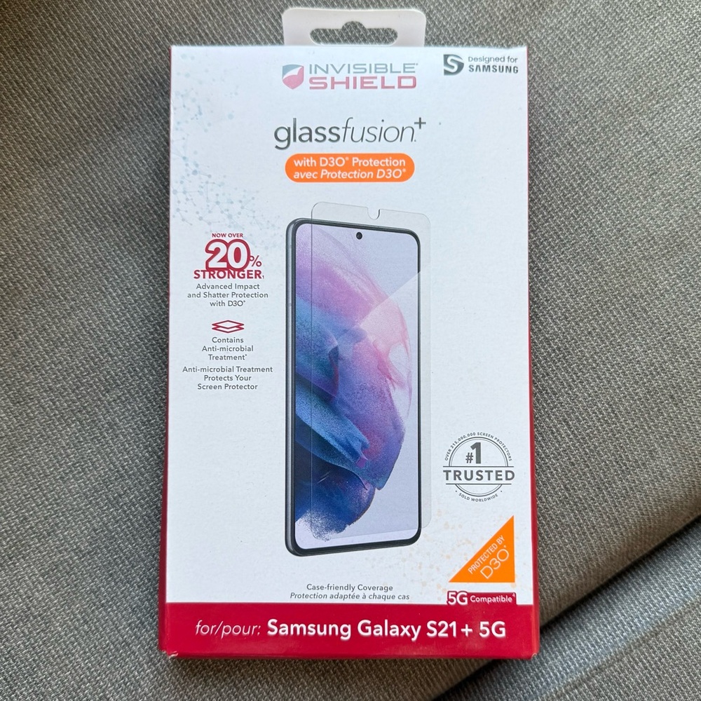 Zagg GlassFusion+ with D3O Protection for Samsung Galaxy S21+ 5G